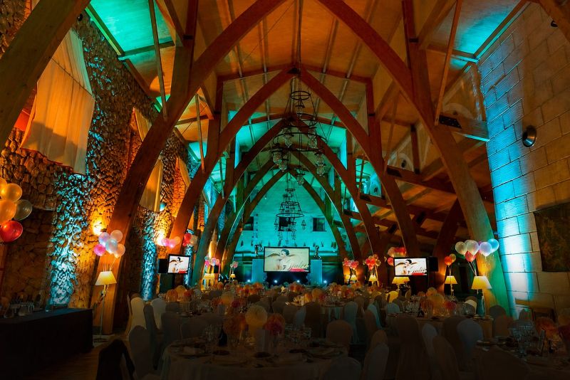 Festlicher Galaabend einer internationalen Schmuckmarke im Rahmen eines viertägigen Corporate Events auf Mallorca.